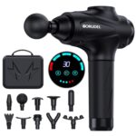 Massage Gun Deep Tissue, Massage Gun, Muscle Massager with 30 Speed Levels 10 Heads Black