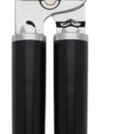 KitchenAid Classic Multifunction Can Opener and Bottle Opener Easy to Use, Razor Sharp Stainless Steel Cutting Wheel, Soft Ergonomic Handles, Black