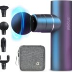 arboleaf Massage Gun Deep Tissue, Full-Metal Electric Portable Hand Held Massager Gun with Case for Back, Body Sore Muscles, Pain Relief, Gifts for Dad, Office, Home, Athletes