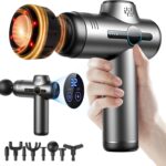 Massage Gun with Heat, Mini Massage Gun – Portable Handheld Muscle Pain Relief and Recovery Tool, Compact and Convenient for Travel and Home Use,