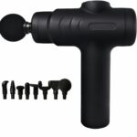 Massage Gun Deep Tissue, Percussion Massager for Back and Neck with 5 Speeds, Cordless Muscle Massager for Pain Relief with 8 Heads, Type-C Charging, Travel Size, Best Gifts