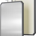 SNOWCLAD Stainless Steel Cutting Board,Double Sided Steel Cutting Boards for kitchen,Stainless Steel/Wheat straw pp Large Board for meat,non toxic Chopping,16 * 11 Inch,Dishwasher Safe