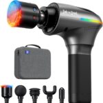 BOB AND BRAD A2 Pro Massage Gun with Heat and Cold Therapy, Professional Percussion Massage Gun Deep Tissue for Athletes Home Gym, Portable Muscle Massager with Force Sensor Light, Ideal Gift