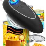 One Touch Electric Can Opener Fits Almost All Can Sizes for Seniors with Arthritis, Hand Held Battery Operated Can Opener with Smooth Edge, Food Safe Kitchen Gadgets Automatic Can Opener for Kitchen