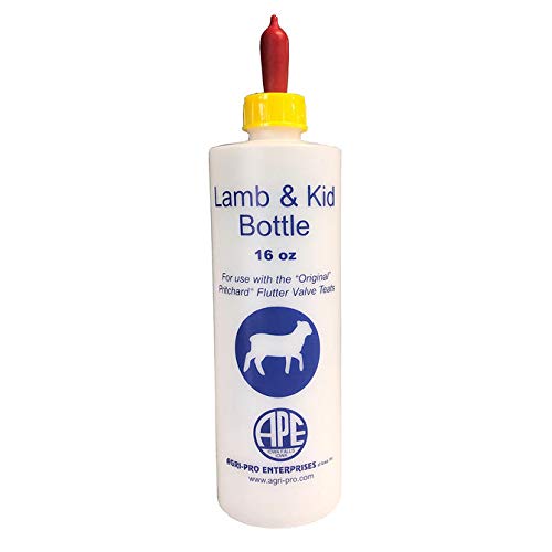 Agri-Pro Enterprises Lamb & Goat Kit Bottle with Original Pritchard Teat – 16 oz
