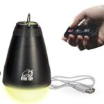 Waterproof Rechargeable Outdoor LED Camping Lanterns with Remote Control & Mosquito Bug Repellent Yellow Light Options – Portable Bright 150 Lumens Backpacking & Hiking Tent Camping Lamp