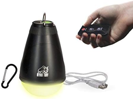 Waterproof Rechargeable Outdoor LED Camping Lanterns with Remote Control & Mosquito Bug Repellent Yellow Light Options – Portable Bright 150 Lumens Backpacking & Hiking Tent Camping Lamp