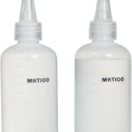 2 pcs Crested Gecko Food and Water Feeding Bottle, Reptile Feeder Bottle, for Lizard and Other Small Pet Ledge Accessories Supplies – 3.4 Oz