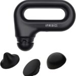 HoMedics Portable Full Body Vibration Massager, Effective Targeted and Full-Body Massage, High & Low Intensity Levels, Ergonomic Easy-Grip Handle 3 Interchangeable Attachments, 2 AA Batteries included
