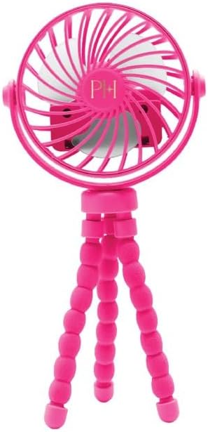 Paris Hilton Stroller Fan – Portable Clip-On Fan for Babies & Kids, Adjustable 3-Speed Cooling for Travel, Outdoor & Everyday Use