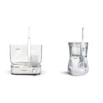 Waterpik Sidekick Portable Water Flosser Perfect for Travel & Home, White/Chrome & Aquarius Water Flosser Professional for Teeth, Gums, Braces, Dental Care