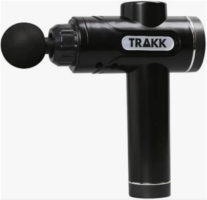 Trakk Massage Gun Punch Full Body Percussion Therapy Device with Dual Heads