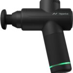 Hyperice Hypervolt Go 2 – Black – Featuring Quiet Glide Technology – Handheld Percussion Massage Gun – 3 Speeds, 2 Interchangeable Heads – Helps Relieve Sore Muscles and Stiffness – FSA-HSA Eligible