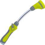 Watering Wand – The Relaxed Gardener 15″ Garden Hose Nozzle Sprayer 8 Adjustable Spray Patterns and Thumb Control Shut Off Valve