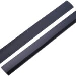 2 Pack Flexible Kitchen Stove Gap Covers, Silicone Gap Fillers Between Counter and Stovetop, Oven, Washer, Dryer, Easy to Wipe, Food grade (Black, 21 Inches)
