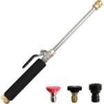 High Pressure Hose Nozzle for Garden Car,Heavy Duty Metal Jet Nozzle for High Power washers Outdoor Clean