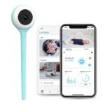 Lollipop Baby Monitor (Turquoise) – Full-Featured Smart Wi-Fi Camera of True Crying Detection with Extra in-App Plan of Breathing Monitoring/Sleep Tracking-Accessories Free/7 Days Trial Period