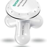 Handheld Mini Massager Hand Held Full Body Personal Massager Percussion Muscle Pain Relief for Neck, Back, Shoulder, Hand Massage Tools Cordless Massagers Vibrating-White