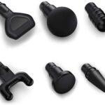 Massage Gun Heads for Hypervolt Go,Replaceable Massager Gun Attachment 6 Different Muscle Massager Heads Deep Tissue Percussion Plug and Play Salon Tools Home Pain Relief New Upgrade Massage Head