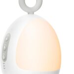 Dreamegg Baby Sound Machine, Portable Sound Machine for Sleeping with Night Light, Brown Noise, Lullaby, Child Lock, White Noise Machine Baby Sleep Soother for Home Travel Nursery Baby Registry Search