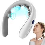 Neck Massager with Heat, Electric Pulse Neck Massager for Pain Relief, Wireless Neckology Intelligent Massager for Women