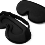 Sleep mask,Silky Touch with Soft Foam, Comfortable, Breathable,Offers Full Coverage,Flat on Your eyelids by Glory