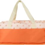 MOMIGO Baby Diaper Caddy Organizer – Portable Nursery Storage Basket for Diapers and Baby Wipes, Diaper Stacker Car Organizer, newborn nursery Gift Sun