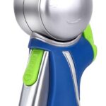 RESTMO Garden Hose Nozzle w/ 180° Adjustable Swivel Head, High Pressure Hose Sprayer, 10 Spray Pattern | Self-Lock Trigger | Water Flow Control, for Outdoor Lawn & Garden Watering, Car & Pet Washing