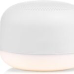 Yogasleep Travel Mini Portable White Noise Sound Machine, 6 Soothing Sounds, Volume Control, Dimmable Night Light, Sleep Therapy for Adults & Baby, USB Rechargeable, Lanyard Included