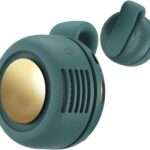 Portable Clip-On Fan, Mini USB Rechargeable 360° Rotatable Fan, 3-Speed Silent Mini Bladeless Fans