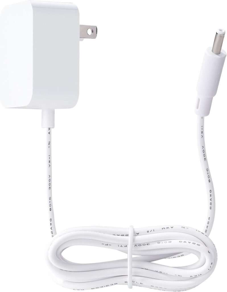 5V Power Cord for Hatch Rest, Rest+, and Rest Mini Sound Machine Chager – Barrel Style Plug