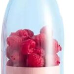 Portable Blender, Fashion Portable Blender for Shakes and Smoothies 11.8 Oz, Magnetic USB Fast Charging Mini Fresh Juice Mixer Bottle, Take It for Traveling, Outdoor, Gym, Office, Cars, Gift -PK