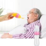 SIQITECHNO Drinking Aids Feeding Cup With Brush Flow Control Liquid Feeder Dysphagia Cup For Water Porridge Soup Fluid Drink Spoon Bottle For Elderly Adults Disabled Pregnant Patient Maternity