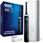 Oral-B Genius X Limited Rechargeable Electric Toothbrush with 1 Replacement Brush Head, Travel Case, Midnight Black