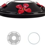 Hummingbird Feeder Bottom Base Replacement Part – ONLY Metal Cover – No Nectar Basin – Compatible with Handmade Blown Glass Bottle Base