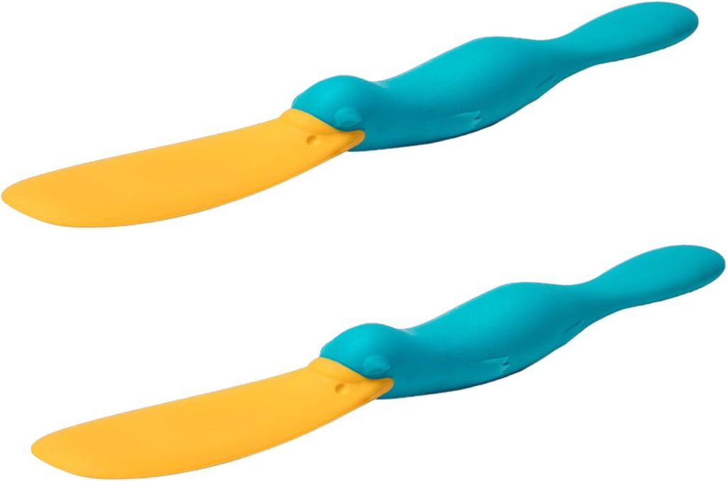 2 Pcs Splatypus Jar Spatula,Funny Kitchen Gadgets – BPA-Free & 100% Food Safe – Perfect for Food Enthusiasts