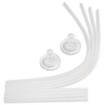 Hands-Free Baby Bottle – Anti-Colic Stroller Feeding Baby Bottle Replacement Tube & Nipple Kit (9 oz Bottles)