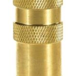 Heavy-Duty Brass Hose Nozzle, Adjustable Twist Hose Nozzle, Jet Sweeper Nozzle, Garden Sprayer