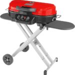 Coleman RoadTrip 285 Portable Stand-Up Propane Grill with 3 Adjustable Burners & Instastart Ignition, 20,000 BTUs of Power for Outdoor Cooking, Camping, Tailgating, Grilling, BBQs, & More