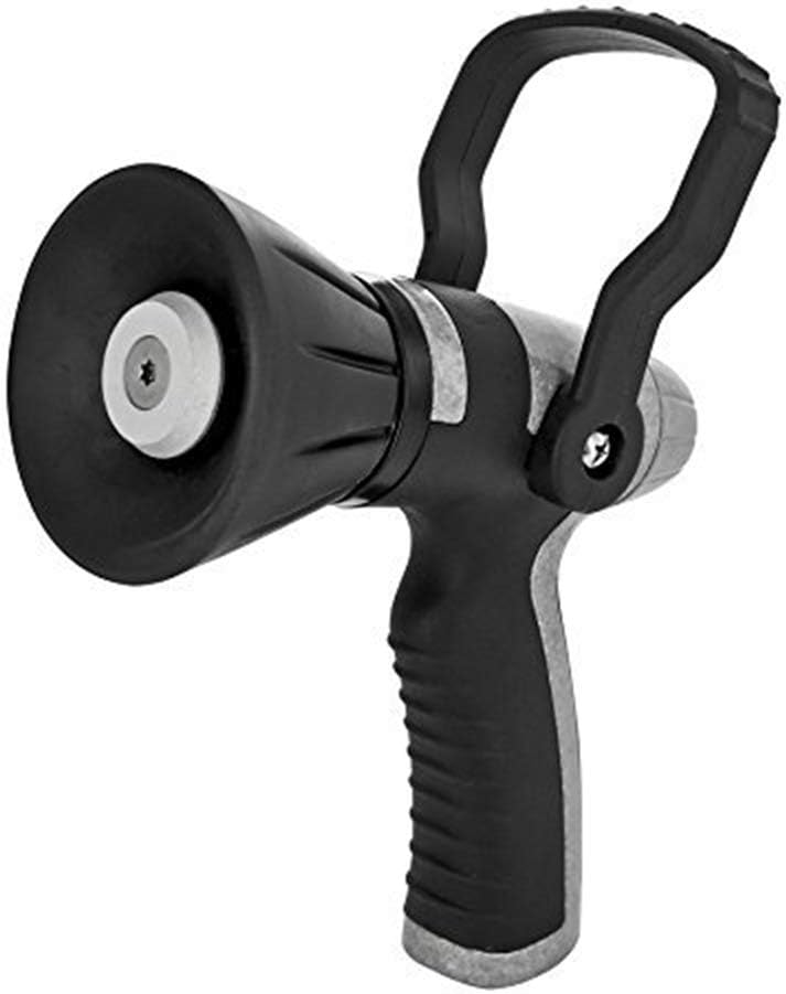 Garden Hose Nozzle, Heavy Duty Metal Hose Sprayer Nozzle Hose Sprayer Water Hose Nozzle Perfect for Cleaning, Watering Garden Street, Washing Cars, Bathing Pets (Metal, Fireman Style Nozzle)