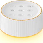 BGOVERSS Sound Machine with 26 Soothing Sounds, 10 Colors Night Light White Noise Machine for Adults Baby Kids Sleep Machines Function, Volume Levels 6 Timers for Home Office Travel