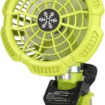 Clip Fan Compatible with Ryobi 18V Battery, 3 in 1 Camping Cordless Clamp Fan with USB Port 3 Speed Settings, Clamping Capacity, Adjustable Head