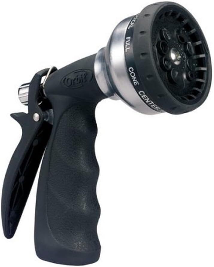 Orbit Ultralight 10-Pattern Turret Pistol Hose Spray Nozzle 58339