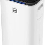 5600 ml Air Dehumidifier w/Air Purifying Function True HEPA Filter Auto Shutoff Touch Control Adjustable Air Speed Ultra-Quiet Ideal for Closets and Bathrooms (White)