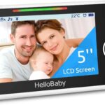 HelloBaby Monitor 𝑶𝒏𝒍𝒚 𝑯𝑩6550 2021/2022 Version – Only for HB6550 Video Baby Monitor with Camera and Audio, Baby Monitor Display 𝑪𝒂𝒏’𝒕 𝑹𝒆𝒑𝒍𝒂𝒄𝒆 𝑯𝑩6351-2, Only Work with HB6550 Camera