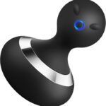 Cordless Electric Massager with 10 Powerful Vibrations, Rechargeable Handheld Neck Massager (Black)