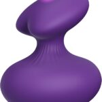 Fully Waterproof Massage Ball, Portable Handheld Neck Massager, Multifunctional Rechargeable Muscle Massage Tool (Deep Purple)
