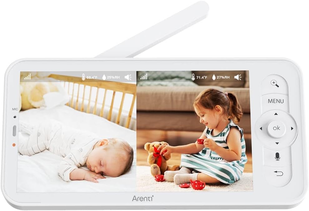 ARENTI 5-Inch Wireless Baby Monitor Display, Parent Unit for AInanny A4 Camera(Screen1)