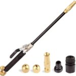 Hicks Ridge Garden Hose Nozzle Sprayer – Heavy Duty High Power Water Wand – Pressure Washer Gun Attachment – Garden Hose Jet Nozzle
