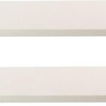 2 Pcs Water Absorbing Stone Trays, Kitchen/Bathroom Sink Soap Dish, Diatomite Tray Used for Hand Soap & Cosmetic Bottles in The Modern Home, 3.15″ W x 8.7″ L, White